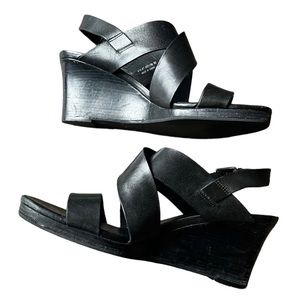 Cole Haan black heeled sandals size 9